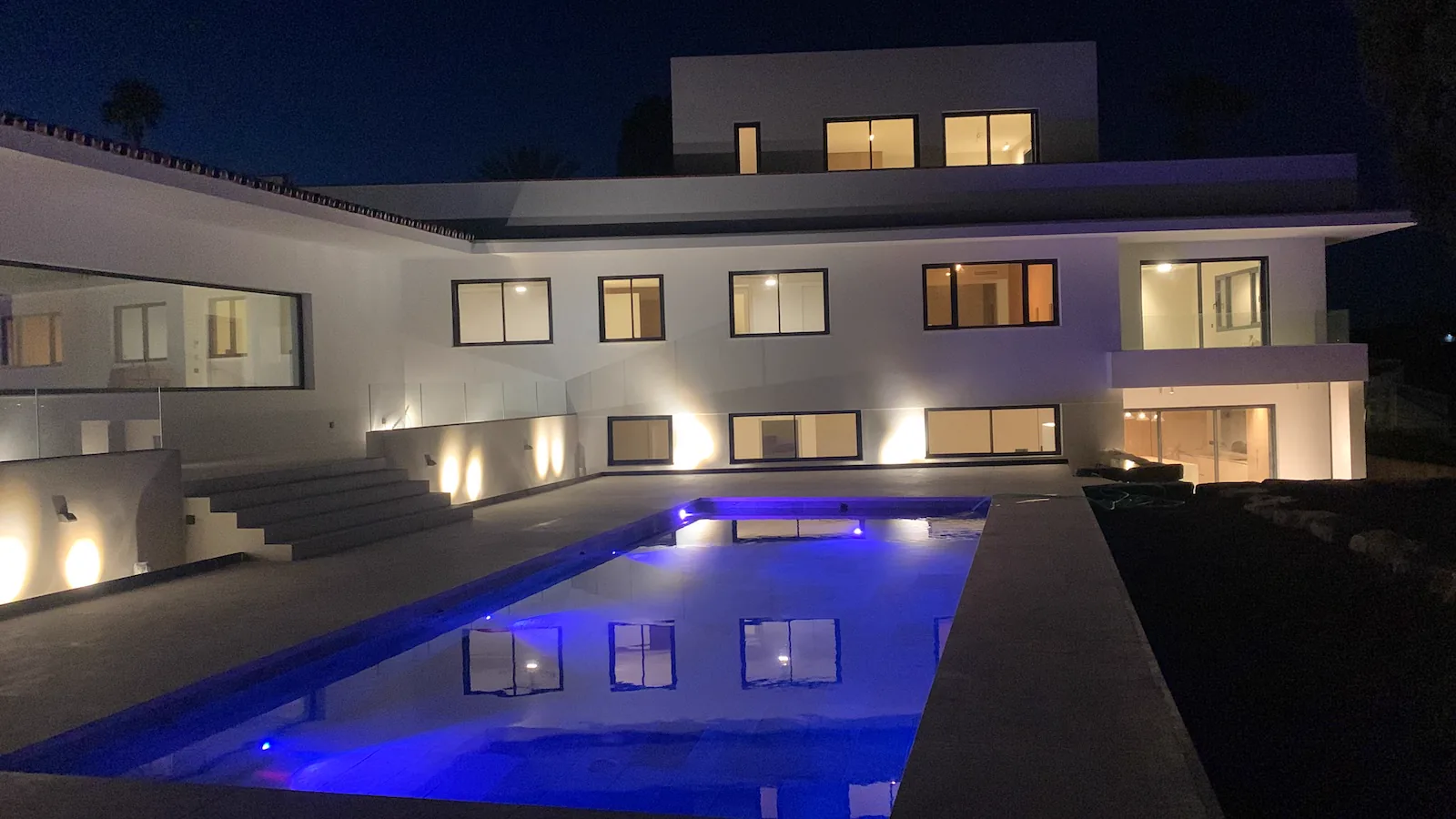 Garden by night